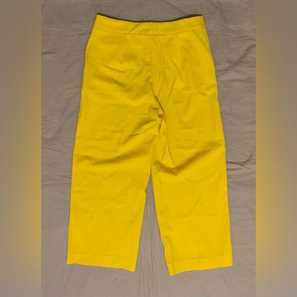CHINTI & PARKER NWOT Wool Twill Cropped Trousers in Yellow - Picture 6 of 14